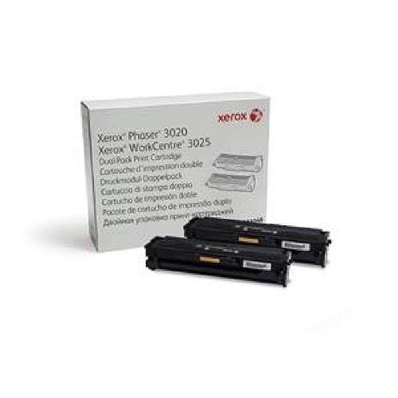 Xerox Black Toner pro Phaser 3020/3025 Dual pack (3000 str.)