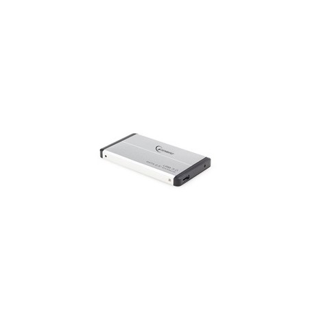 GEMBIRD externí box pro 2.5" zařízení, USB 3.0, SATA, stříbrný