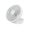 Platinet PRDF0396 skládací stolní ventilátor 19 cm, akumulátor 2400 mAh, bílá