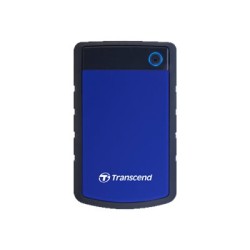 Transcend StoreJet 25H3 - Pevný disk - 4 TB - externí (přenosný) - 2.5" - USB 3.1 Gen 1 - AES 256 bitů - námořnická modř