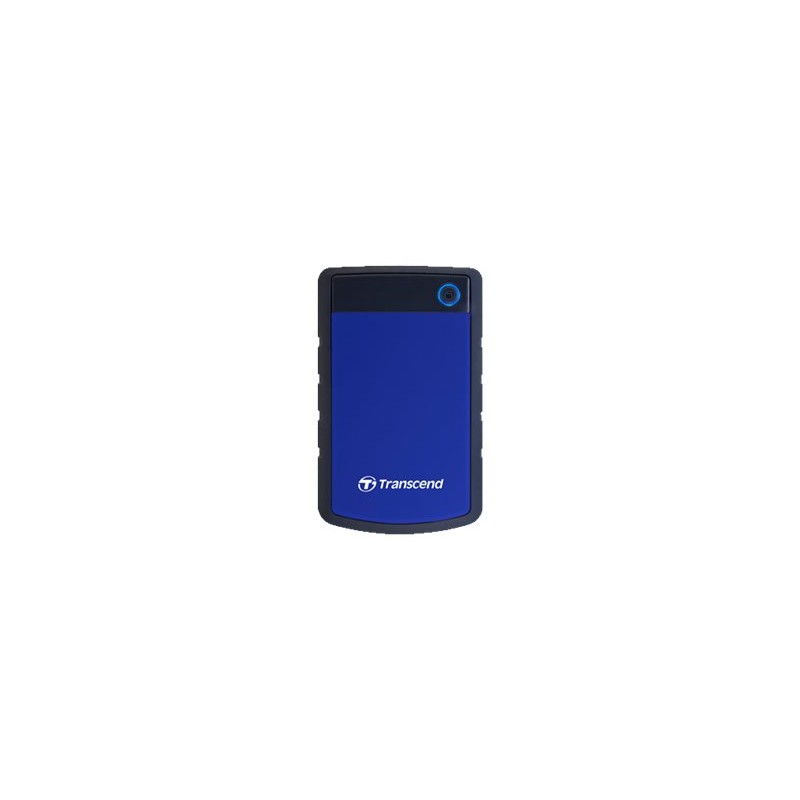 Transcend StoreJet 25H3 - Pevný disk - 4 TB - externí (přenosný) - 2.5" - USB 3.1 Gen 1 - AES 256 bitů - námořnická modř