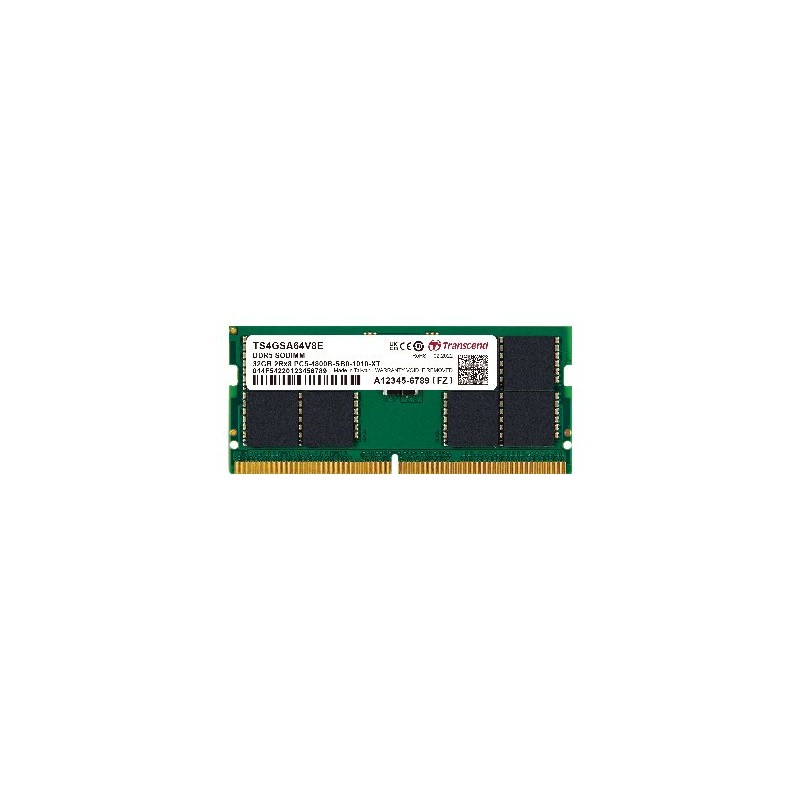 16GB DDR5 4800 SO-DIMM 1Rx8 IND 1.1V