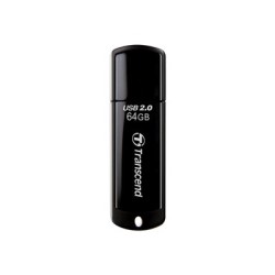 Transcend JetFlash 350 - Jednotka USB flash - 64 GB - USB 2.0 - černá
