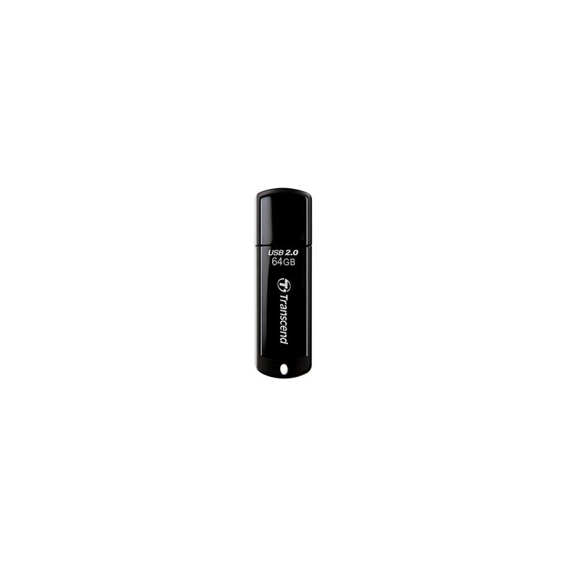 Transcend JetFlash 350 - Jednotka USB flash - 64 GB - USB 2.0 - černá