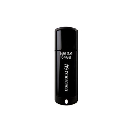 Transcend JetFlash 350 - Jednotka USB flash - 64 GB - USB 2.0 - černá