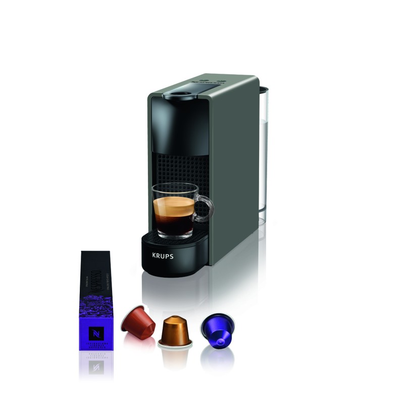 Krups XN110B Nespresso Essenza Mini, kapslový, šedá