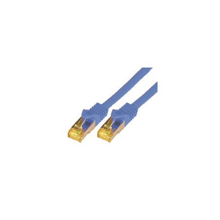 CAT7 SFTP RJ45 LSZH 0.25M BLUE/10GBIT RAW PATCH CABLE