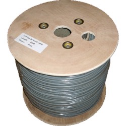 DATACOM UTP drát CAT5E PVC 500m cívka šedý 1102