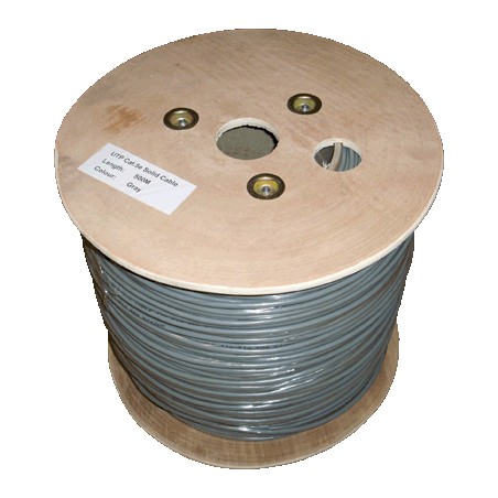 DATACOM UTP drát CAT5E PVC 500m cívka šedý 1102