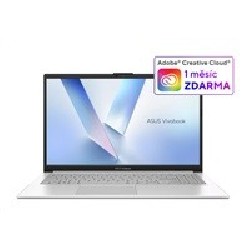 ASUS NTB Vivobook Go 15 (E1504TA-BQ163W), N150, 15.6" FHD, 8GB, 128GB UFS, UHD, W11 Home, Cool Silver