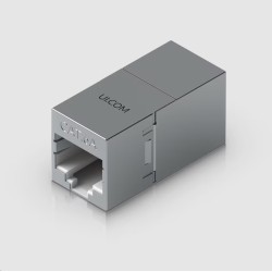Ubiquiti UACC-RJ45-Coupler-C6A, RJ45 Inline Coupler Indoor, 10-Pack