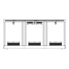C5-VENT3-OW, C5 VENT 3 BAY OFF Light FITS ALL 3 BAY F