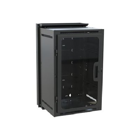 C2G DWR-16-22PD, 16SP/22D Wallrack W/PLEXI