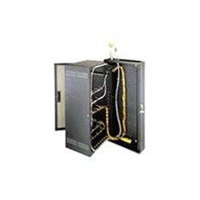 C2G DWR-24-22PD, 24SP/22D Wallrack Black