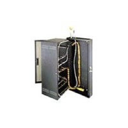 C2G DWR-24-22PD, 24SP/22D Wallrack Black