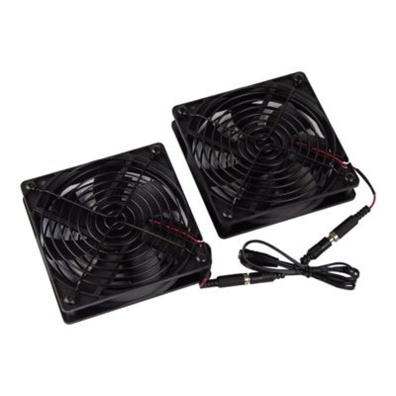 C2G Fan-138-K-EU, 4 DC Fan 2 138CFM W/Guards EU COMP