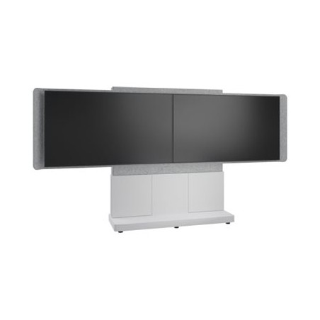 FM-DS-6675FS-HD8W, Forum Floor-to-Wall Mounted 66 3 Bay
