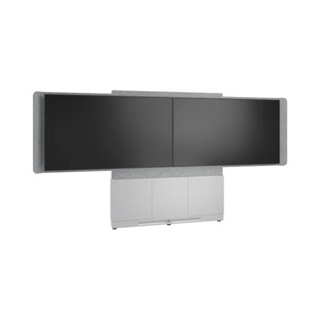 FM-DS-6675FW-HD8W, Forum Free-Standing 66 3 Bay Display