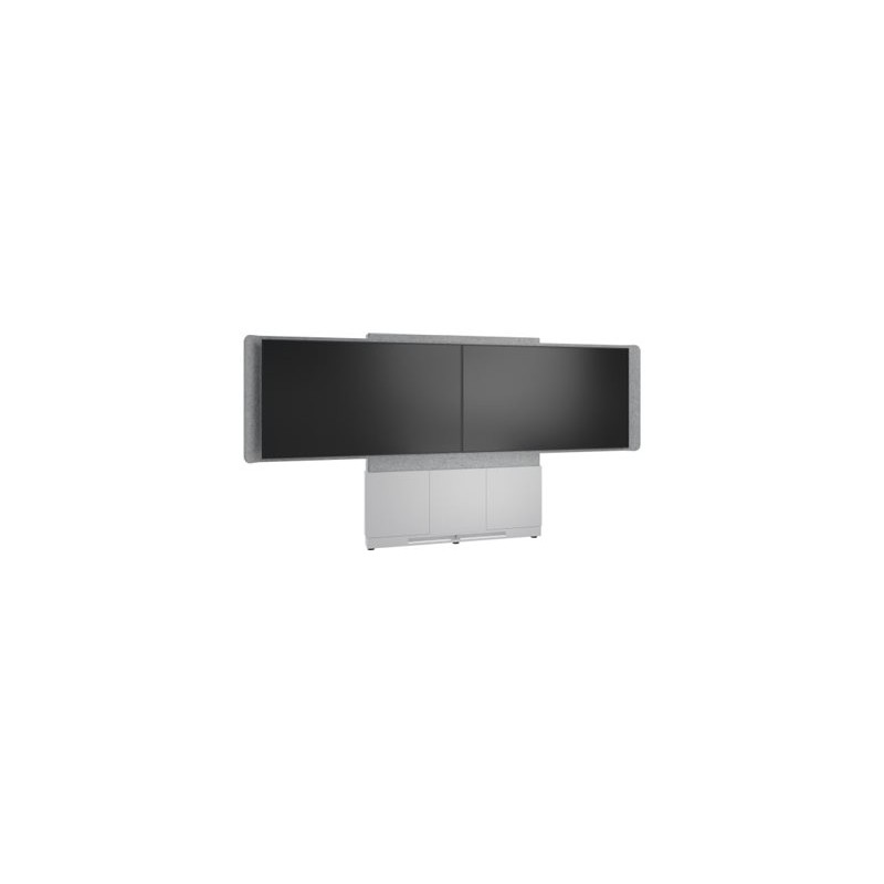 FM-DS-6675FW-GD8W, Forum 66 wide Floor-to-Wall Display Sta