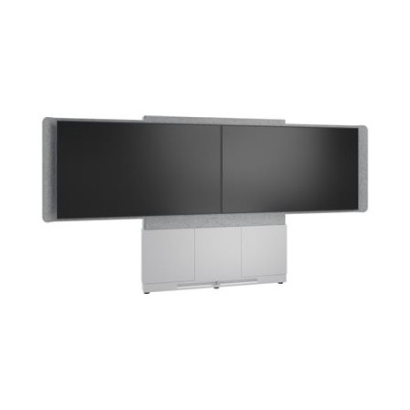 FM-DS-6675FW-GD8W, Forum 66 wide Floor-to-Wall Display Sta