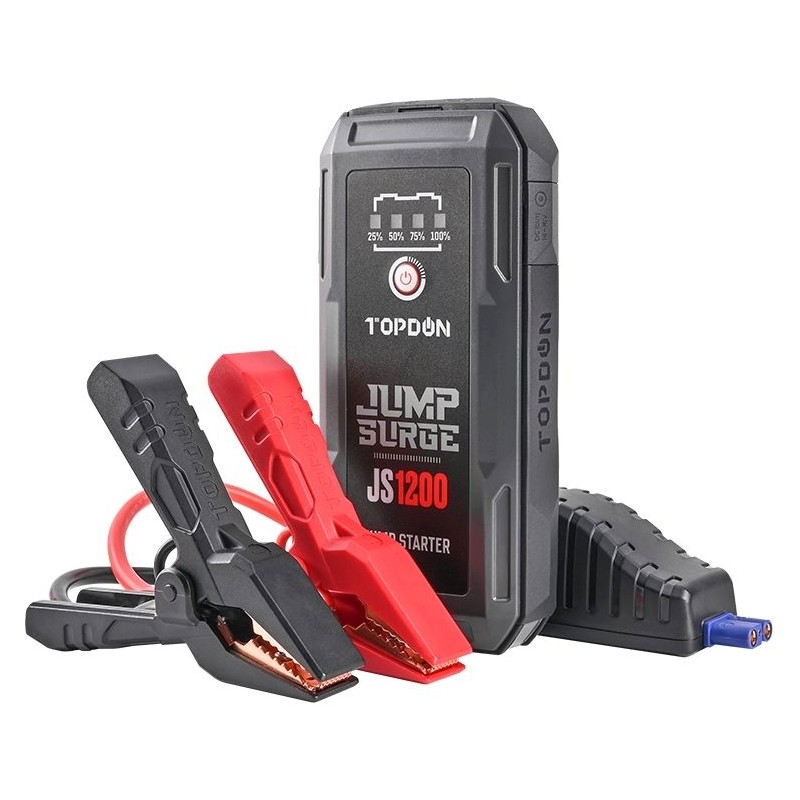 TOPDON Car Jump Starter JumpSurge 1200, 10000 mAh