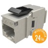 Solarix MULTIPACK 24 ks - 10G rychlozařezávací keystone CAT6A STP