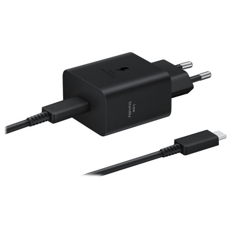 Samsung cestovní nabíječka EP-T4511XBE, Fast Charging 45W, USB-C + datový kabel USB-C, černá