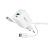 Epico GaN 20W adaptér EA20 s 1,2 m USB-C kabelem