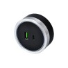 Viking zásuvkový modul A60, 1x USB-A, 1x USB-C, PD, stříbrno-černá