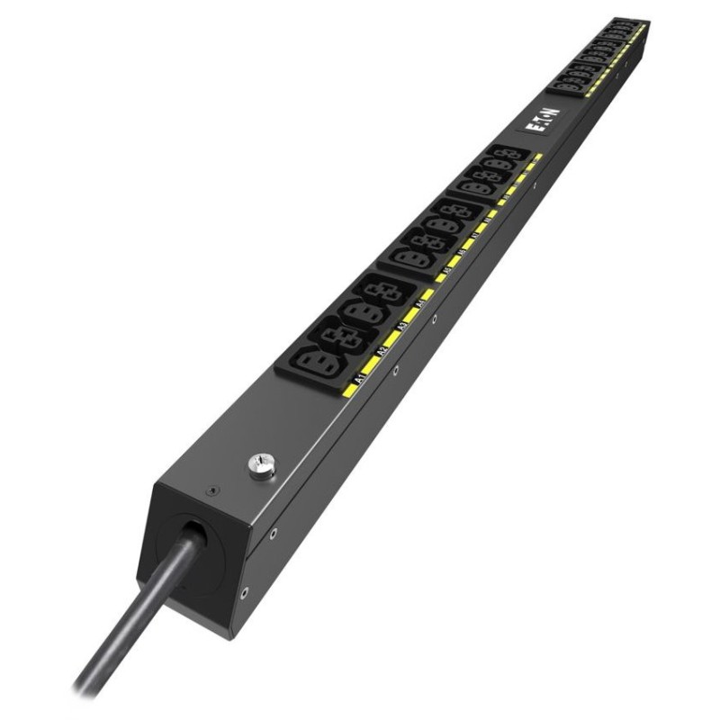 Eaton G4 Základní Rack PDU, 0U, 22,5U, vstup IEC-60309, 3m kabel, 1ph, 3,7kW, 16A, 200-240V, 24 zásuvek (12)C13, (12)C39