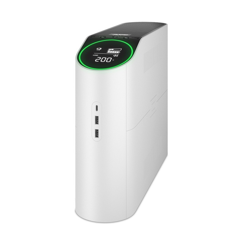 APC Back-UPS Pro Gaming 2200VA, 6 Outlets, AVR, LCD Interface (1320W), 4x Schuko, 2x IEC C13, bílá (Arctic)
