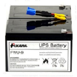 Baterie - FUKAWA FWU-6 náhradní baterie za RBC6 (12V/12Ah, Faston 250), životnost 3-5let