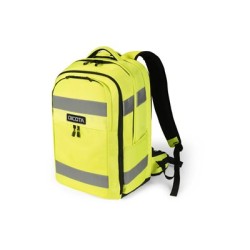Dicota Hi-Vis Backpack, Backpack HI-VIS 32-38 Litre Yellow - V2