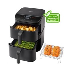 Cosori Turbo Tower horkovzdušná fritéza 10,8 L, keramika, černá