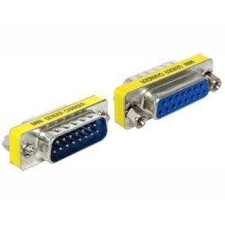 Delock adaptér Sub-D 15 pin samice samec