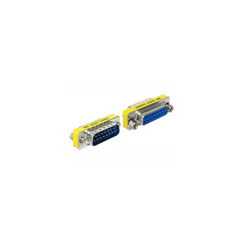 Delock adaptér Sub-D 15 pin samice samec