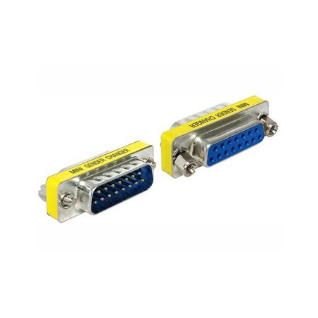 Delock adaptér Sub-D 15 pin samice samec