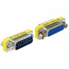 Delock adaptér Sub-D 15 pin samice samec