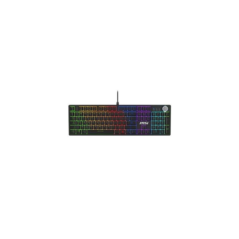 MSI herní klávesnice FORGE GK320 Red/ drátová/ mechanická/ RGB podsvícení/ USB/ CZ+SK layout FORGEGK320RED