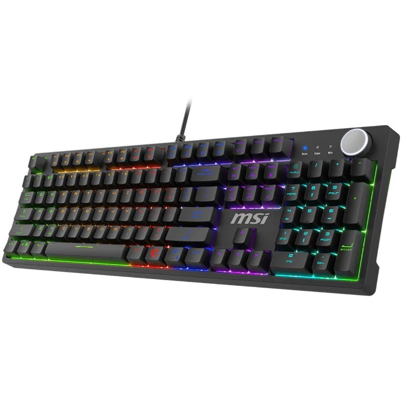 MSI herní klávesnice FORGE GK320 Red/ drátová/ mechanická/ RGB podsvícení/ USB/ CZ+SK layout FORGEGK320REDCZ