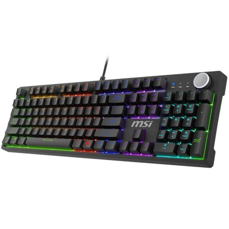 MSI herní klávesnice FORGE GK320 Red/ drátová/ mechanická/ RGB podsvícení/ USB/ CZ+SK layout FORGEGK320REDCZ