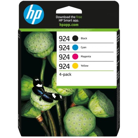 HP 924 CMYK Original Ink Cartridge 4-Pack