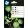 HP 924 CMYK Original Ink Cartridge 4-Pack