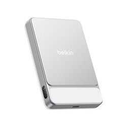 Belkin Ultrachrg Pro Slim Magn Pwrbank/Silver Metal / 10000MAH W/ DSPL