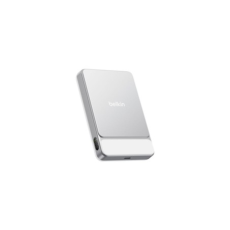 Belkin Ultrachrg Pro Slim Magn Pwrbank/Silver Metal / 10000MAH W/ DSPL