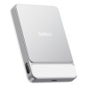 Belkin Ultrachrg Pro Slim Magn Pwrbank/Silver Metal / 10000MAH W/ DSPL