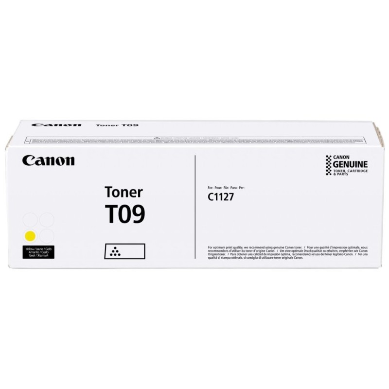 CANON toner T09Y žlutá pro i-Sensys X C1127P , C1127I a C1127IF (5 900 str.)