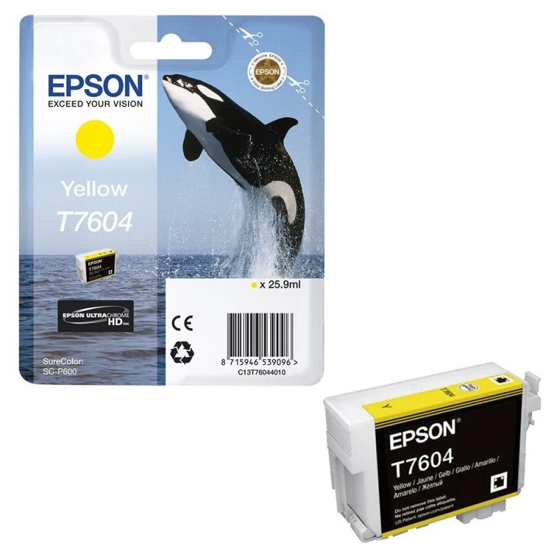 Epson T7604 Ink Cartridge Yellow