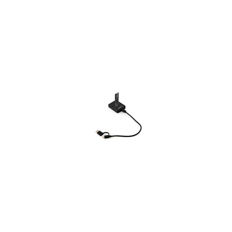 GEMBIRD dokovací stanice pro stolní počítače DD-U3M2, USB-C, M.2 SATA, NVMe SSD, černá