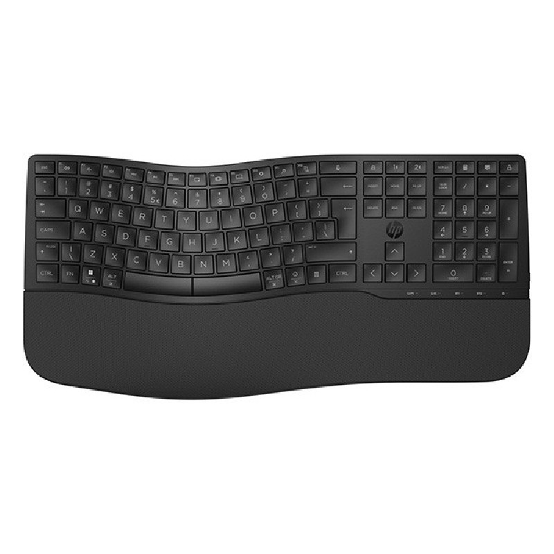 HP 680 Comfort Dual-Mode Keyboard- bezdrátová ergonomická klávesnice CZ/SK
